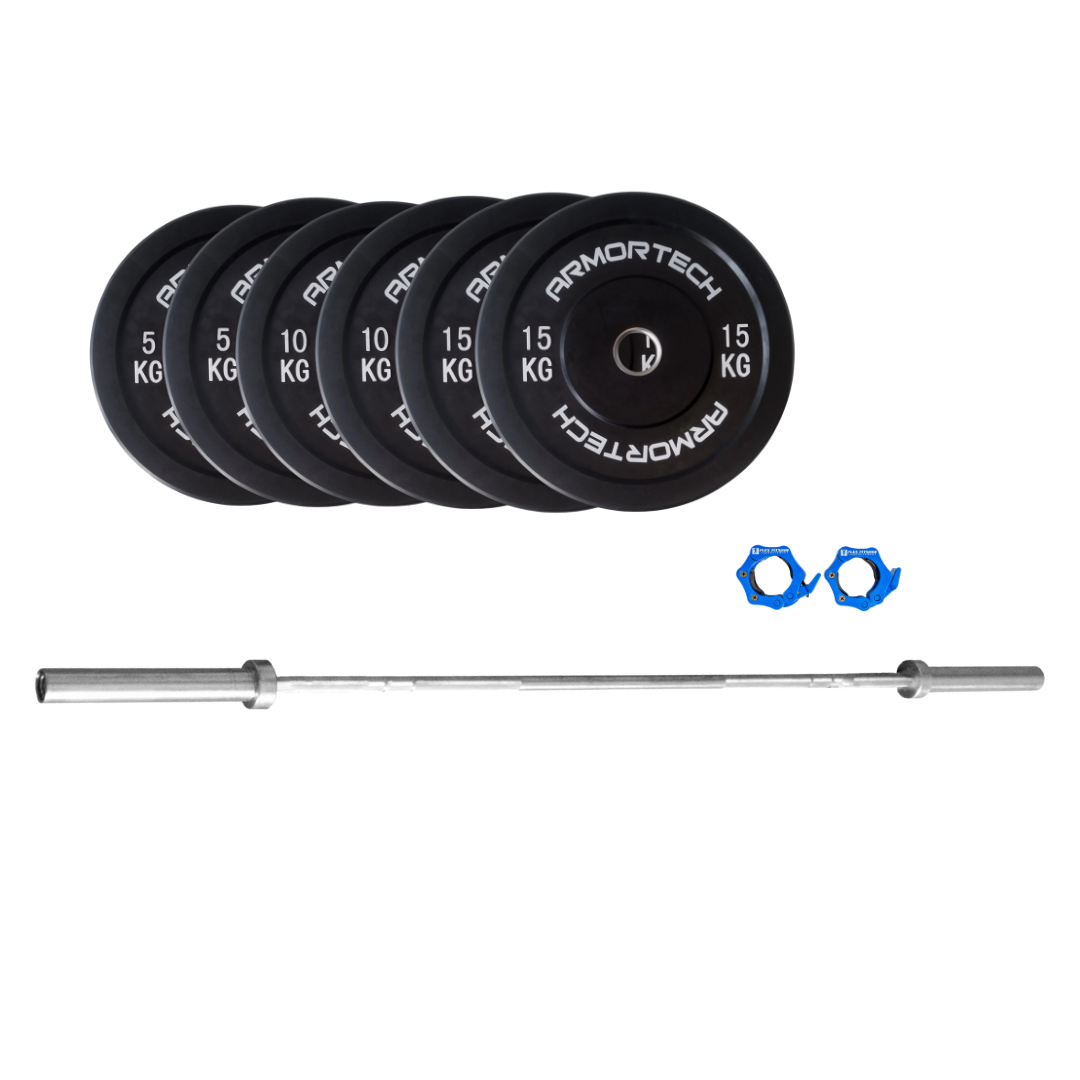 80kg Black Bumper Men's Power Package