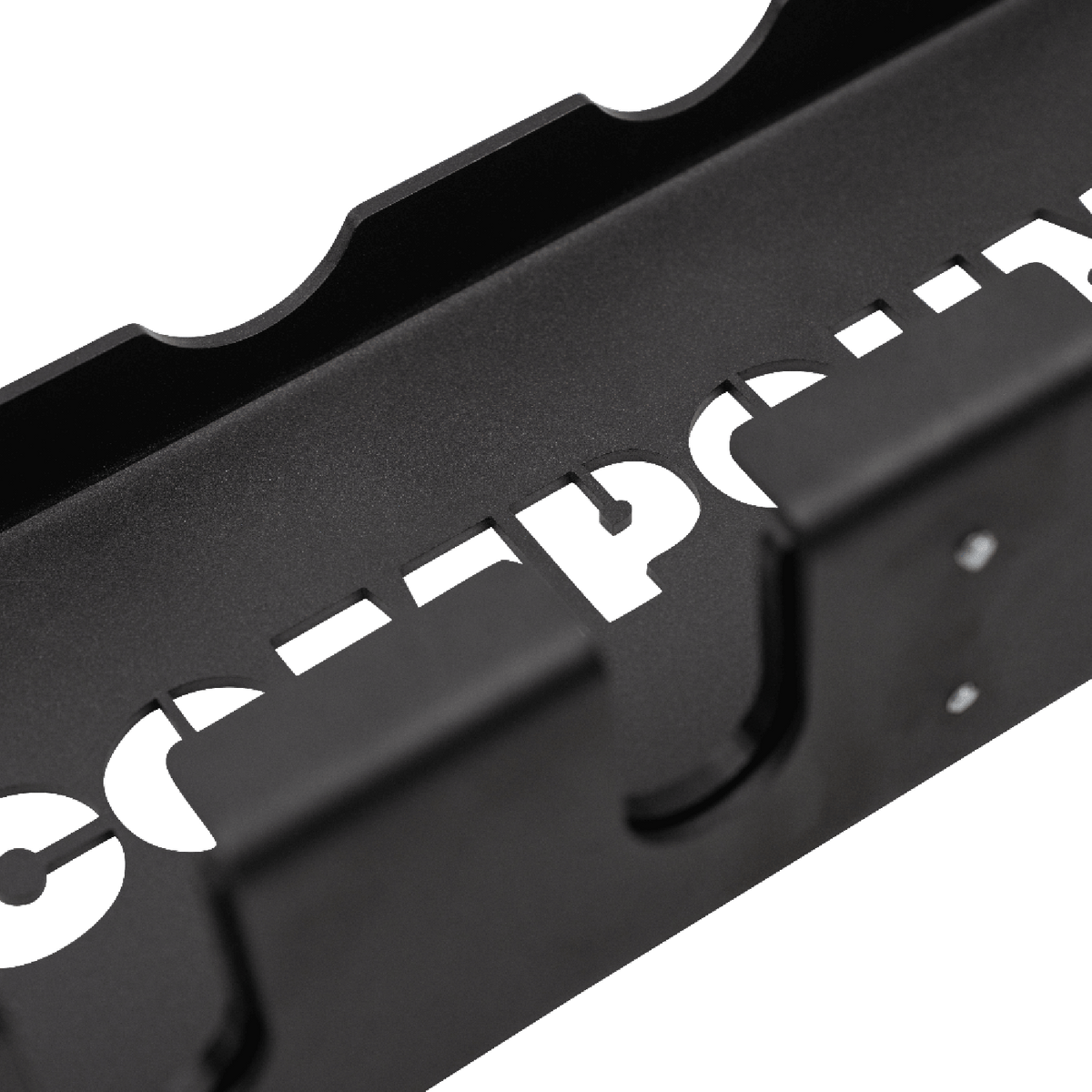 Vertical Barbell Storage | 4 Bars - close-up view