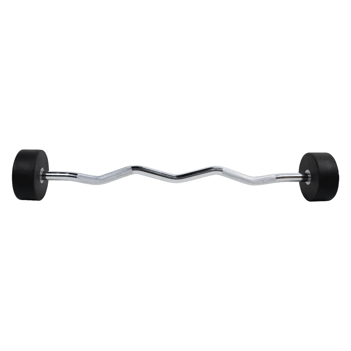 Fixed PU - EZ Curl Barbell 10kg to 55kg - Storage Tower Included - View 4 - Compound Fitness Equipment