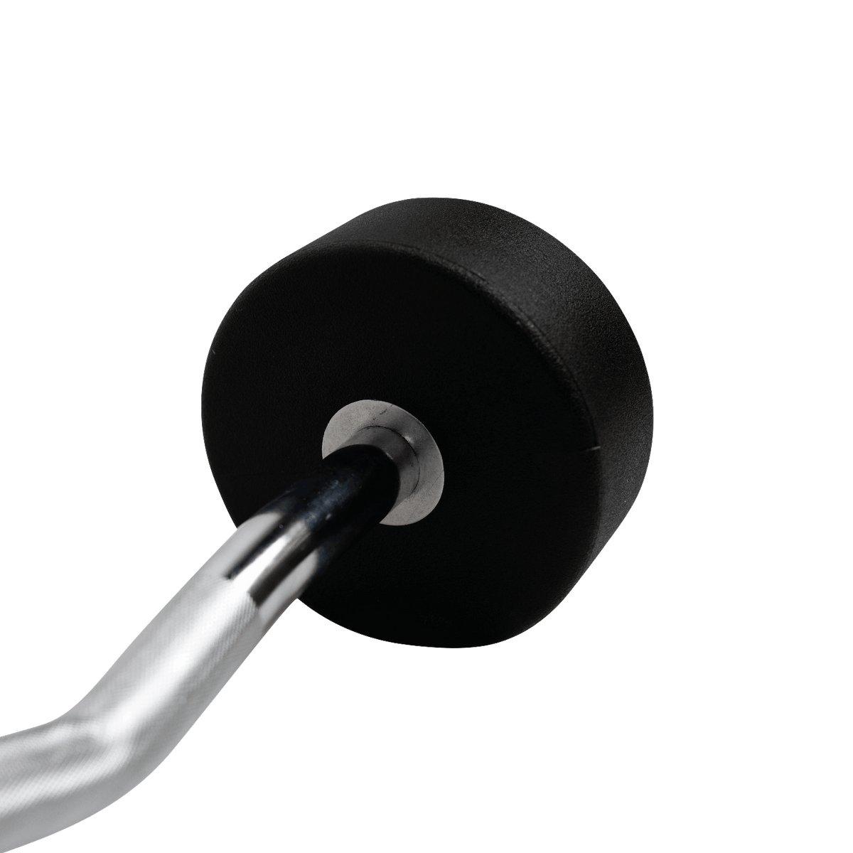 Fixed PU - EZ Curl Barbell 10kg to 55kg - Storage Tower Included - View 5 - Compound Fitness Equipment