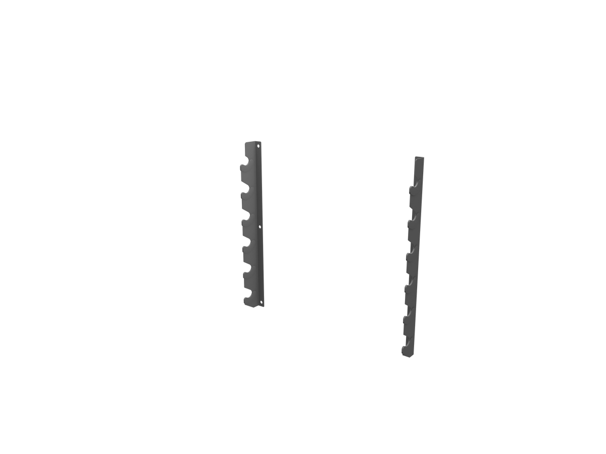 Gun Rack for 6 Bars - Side View - Compound Fitness Equipment