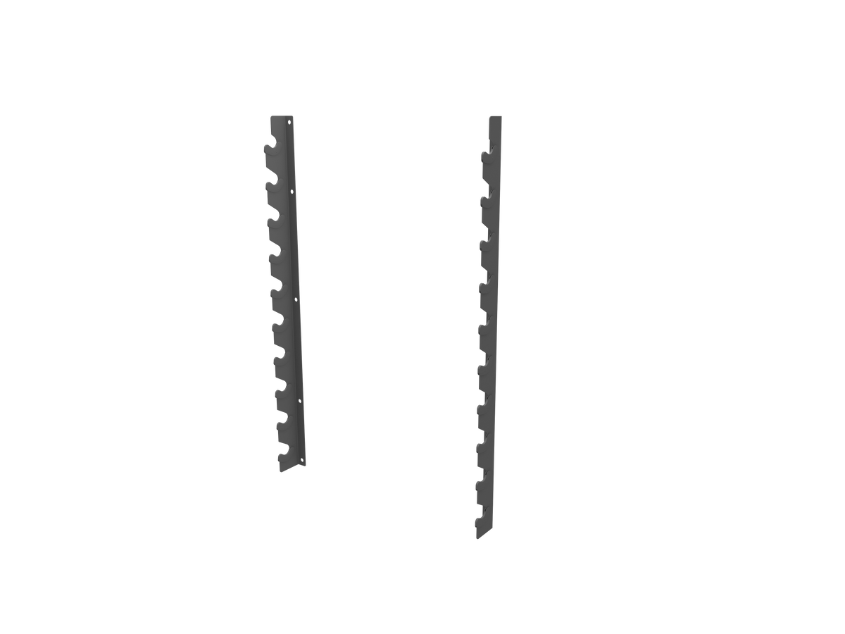 Gun Rack for 10 Bars - Side View - Compound Fitness Equipment