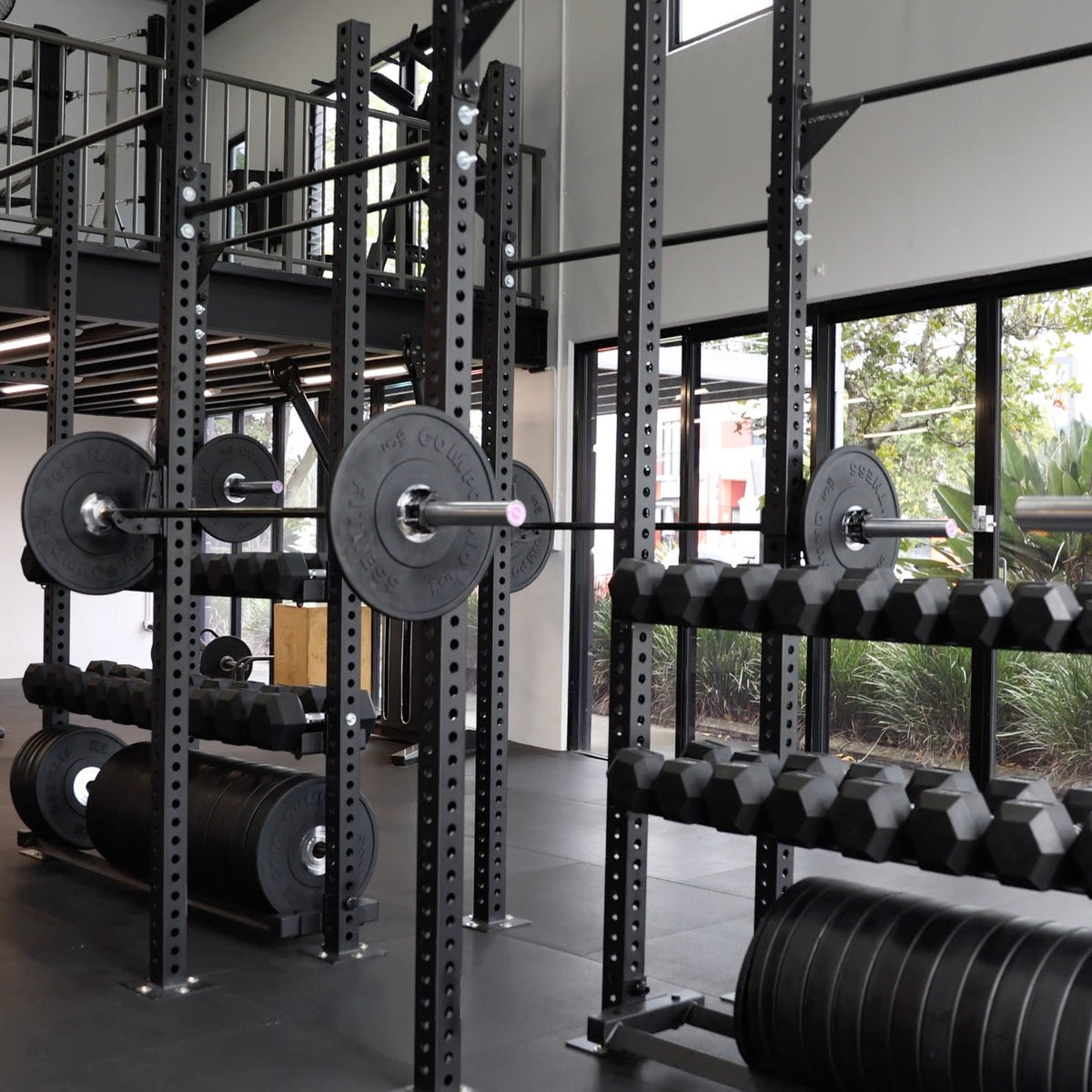 Modular Racking - Plate Holder - Side View - Compound Fitness Equipment