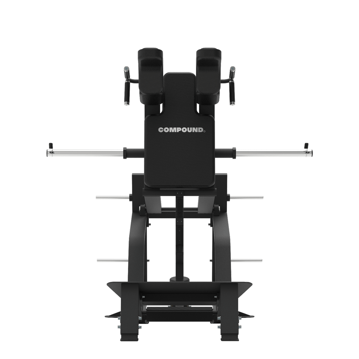 V-Squat | Hack Squat Plate Loaded Machine - side angle
