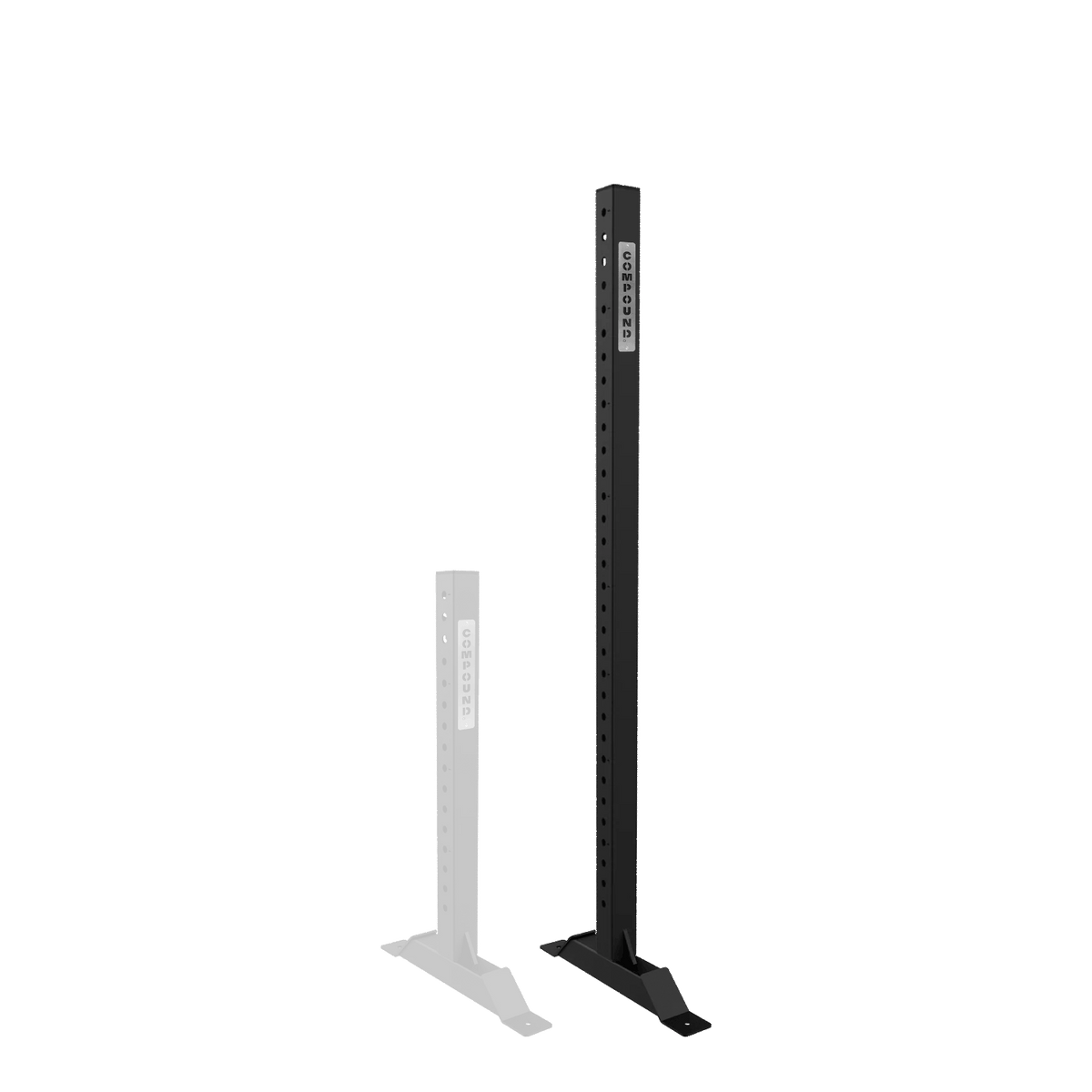 Modular Racking - Upright Bar - Side View - Compound Fitness Equipment