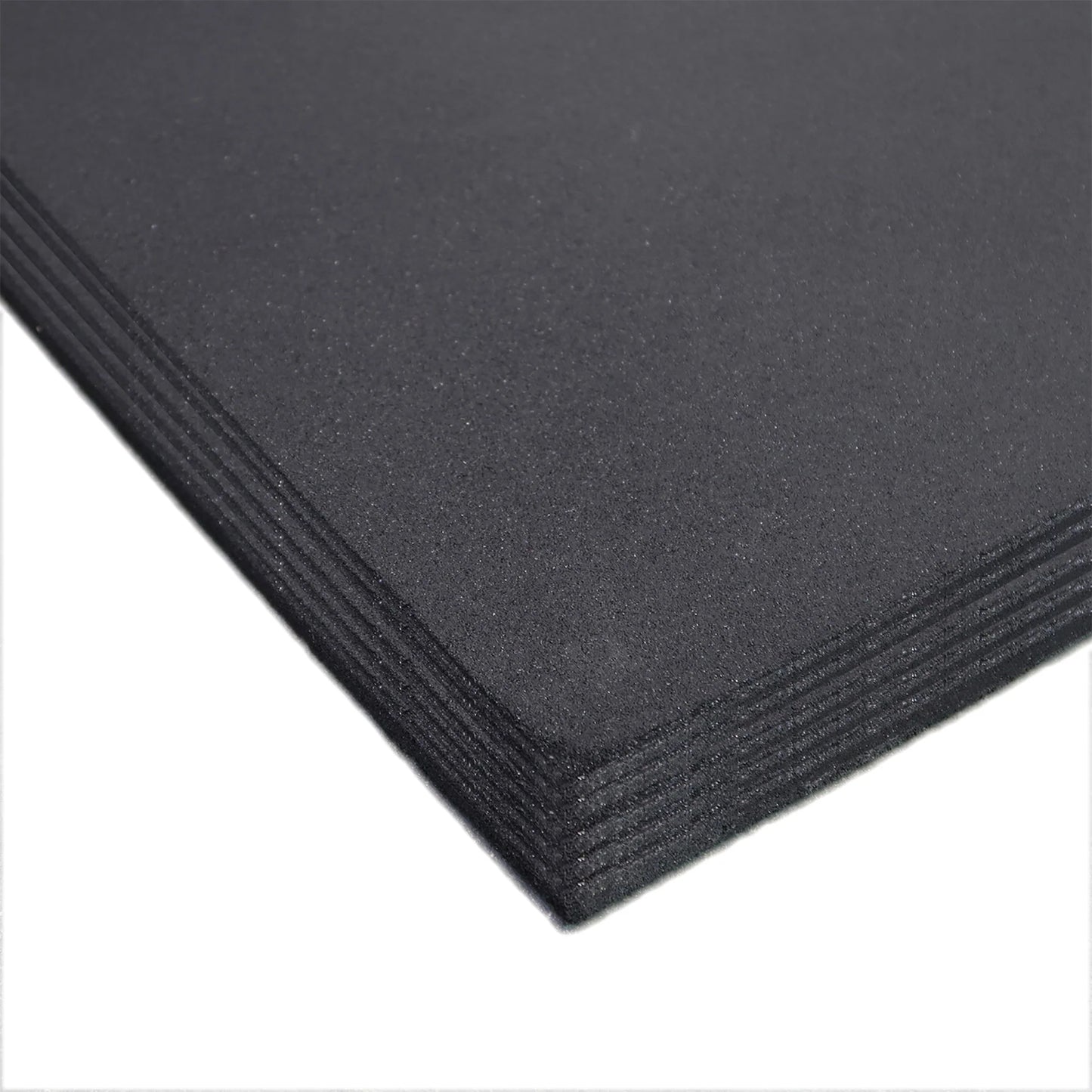 10 Pack (15mm / Gloss) Rubber Gym Flooring Mats