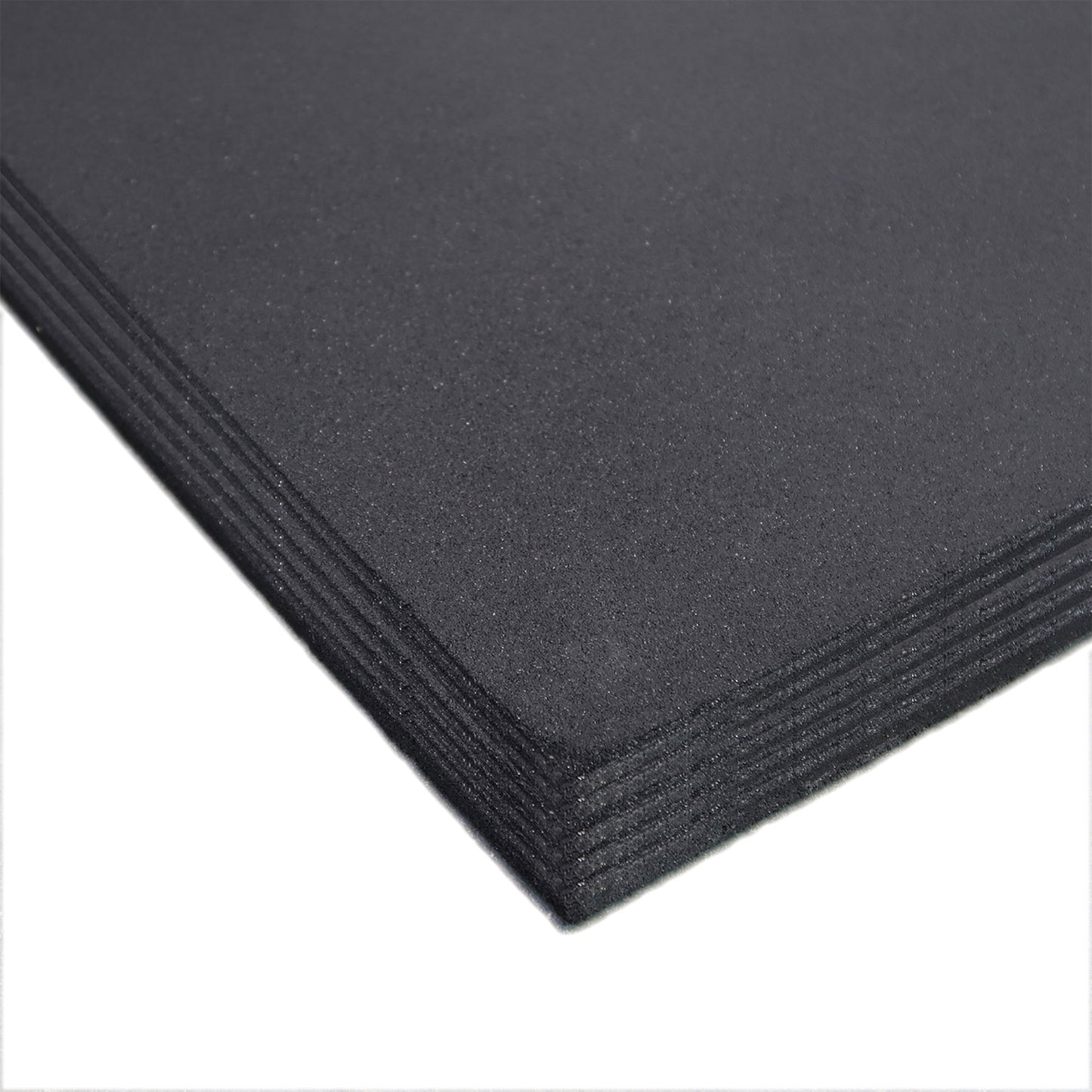 10 Pack (10mm / Black) Rubber Gym Flooring Mats