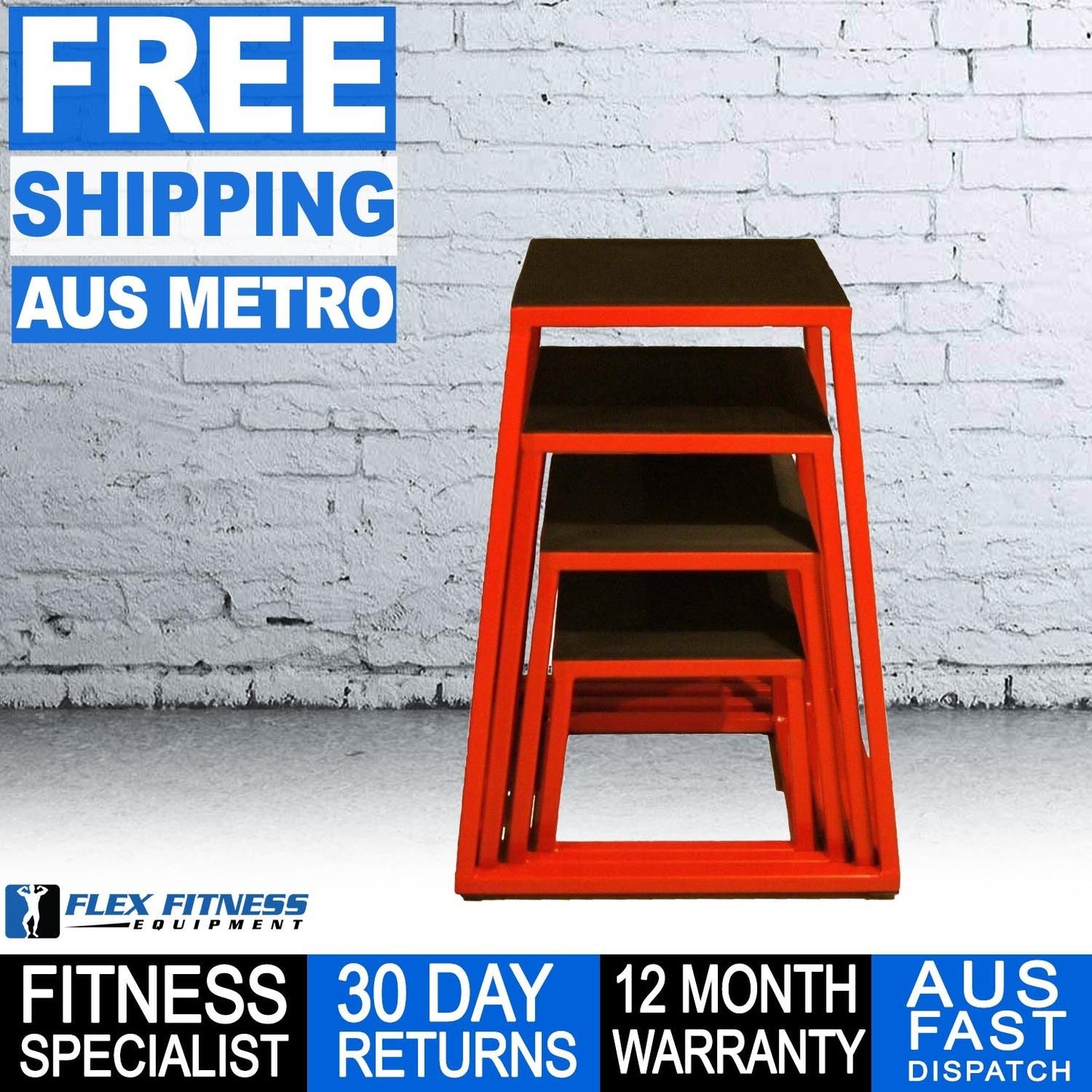 Steel Plyo Box Jump Set (4x Set)