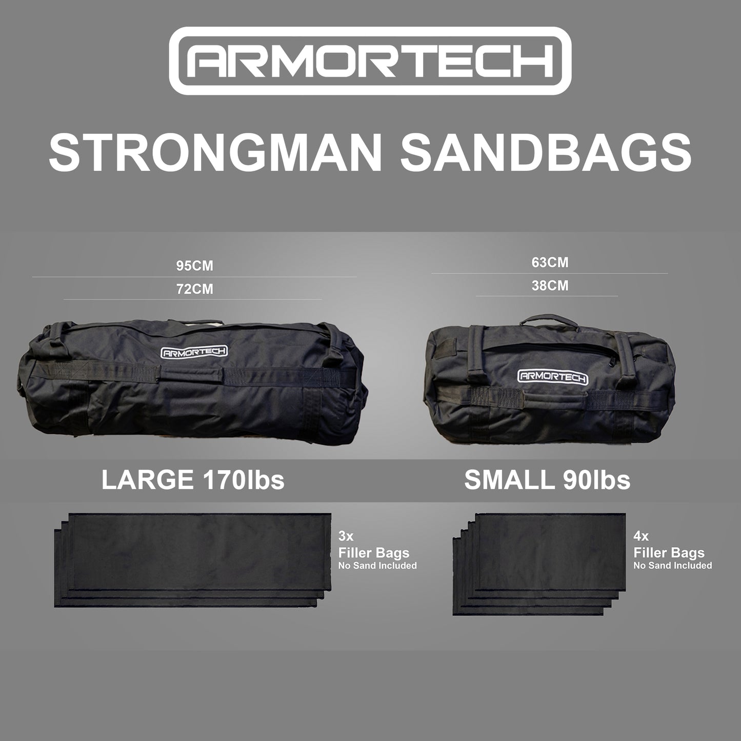 V2 Strongman Sandbag by Armortech – Flex Fitness Equipment Au