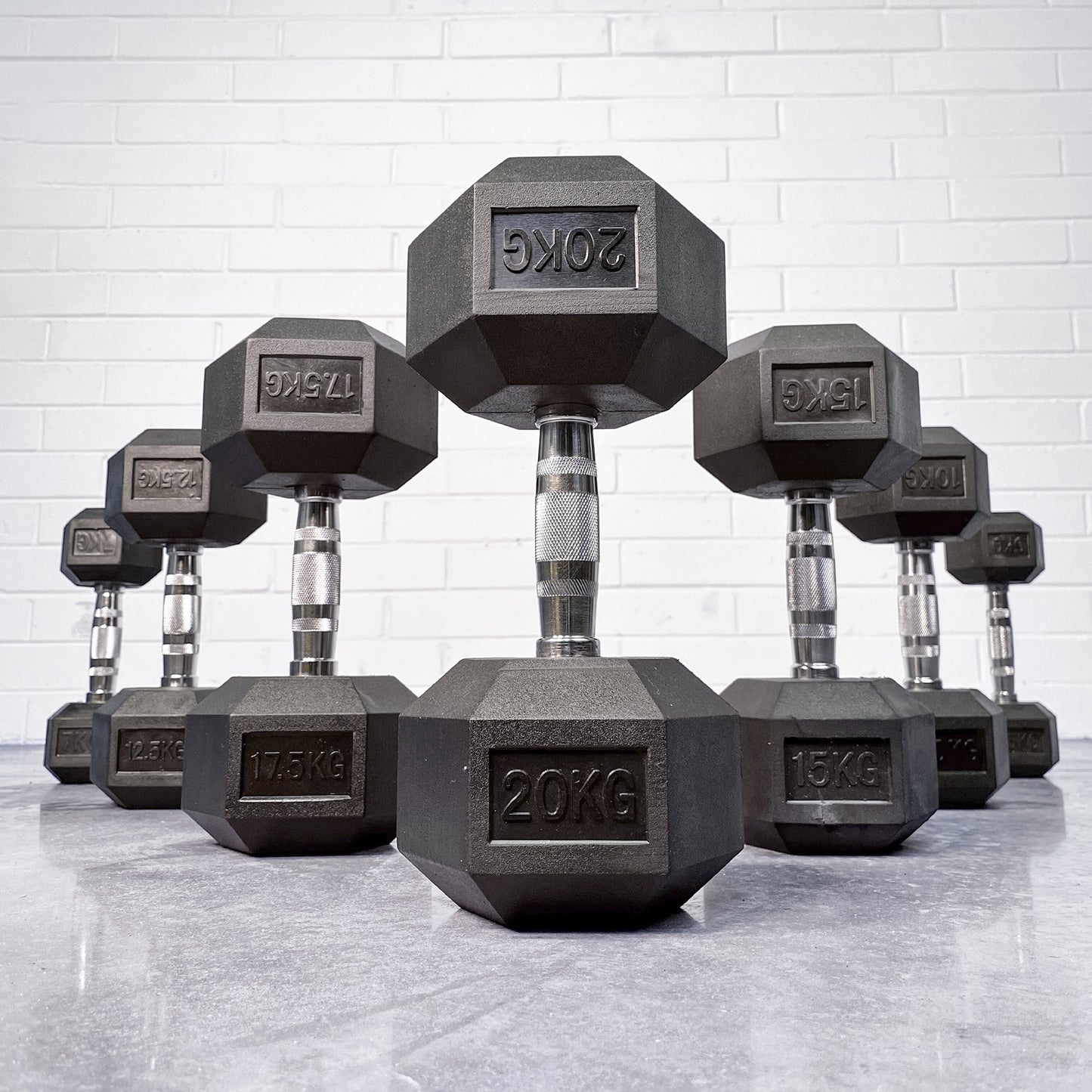 Hex Dumbbell: Medium Bundle 5kg to 20kg