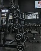 Fixed PU Straight Barbell 10kg to 55kg - Storage Tower Included - View 4 - Compound Fitness Equipment
