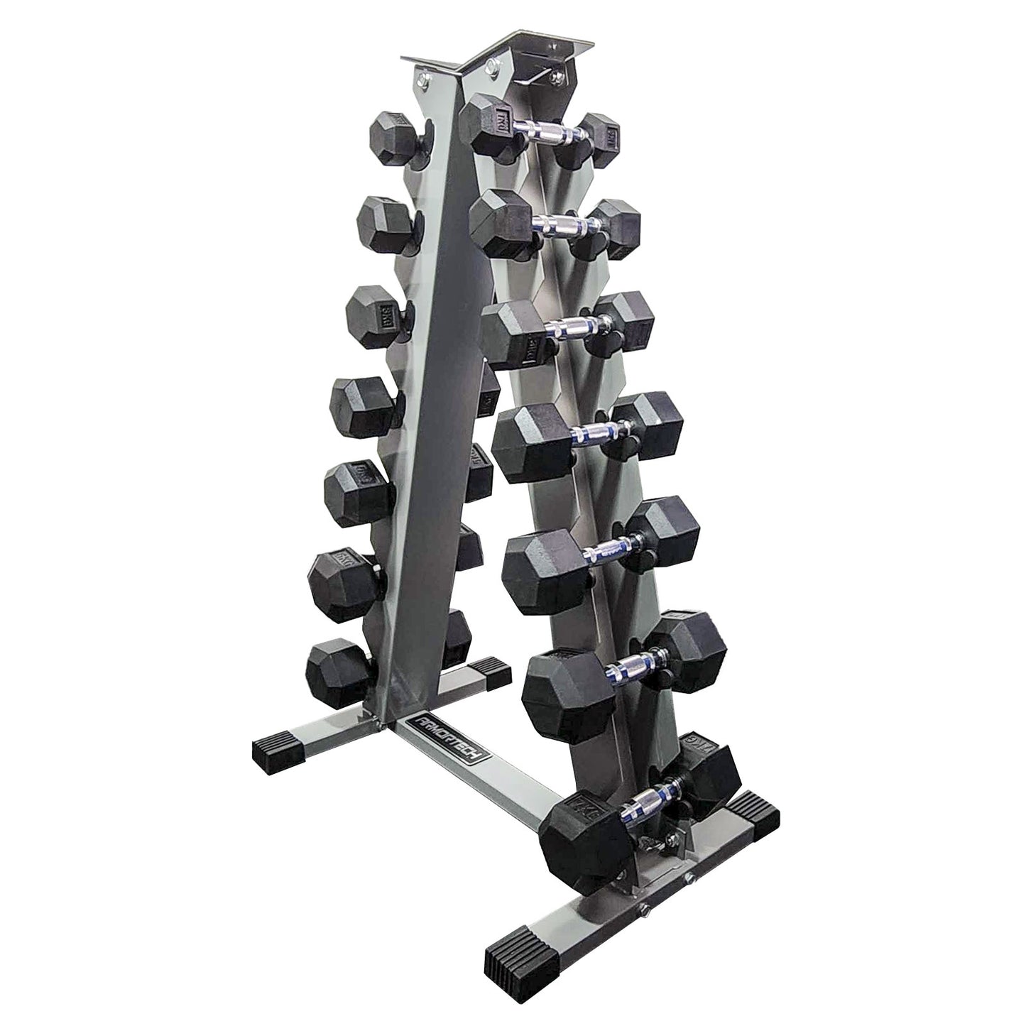 Hex Dumbbell: Starter Package with Rack (1kg to 7kg)