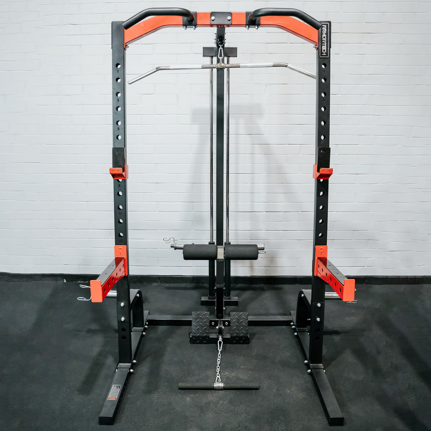 Armortech HR33 Half Rack with Lat Attachment Flex Fitness Equipment Au