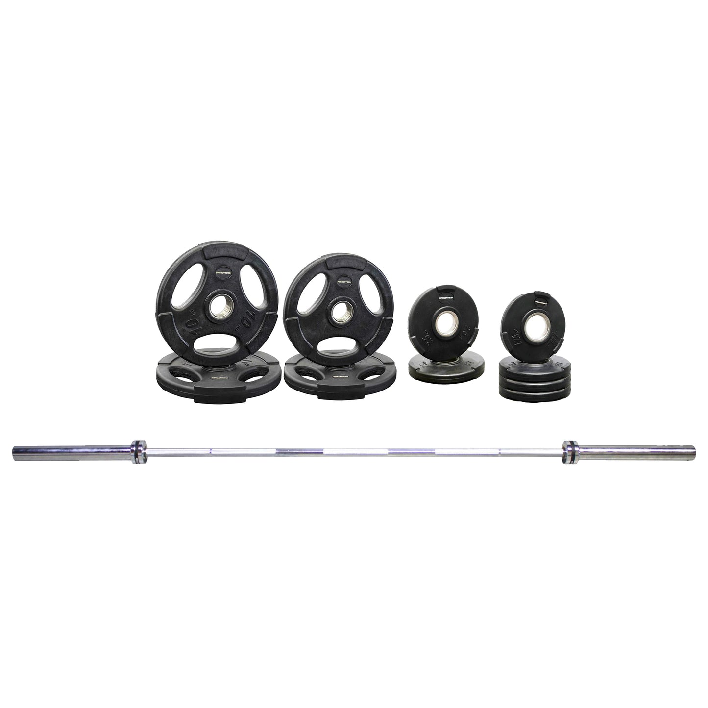 Armortech 60kg Olympic Rubber & Barbell Package