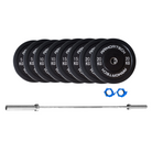 120kg Black Bumper Men's Power Package