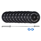 170kg Black Bumper Men's Power Package