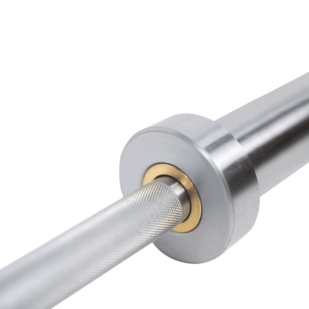 Bespoke Olympic Lifting Barbell - Chrome - View 4 - Compound Fitness Equipment