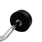 Fixed PU - EZ Curl Barbell 10kg to 55kg - Storage Tower Included - View 5 - Compound Fitness Equipment