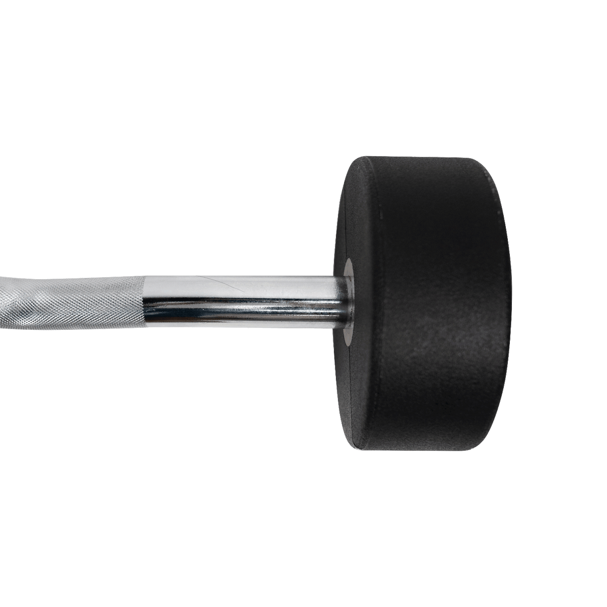 Fixed PU - EZ Curl Barbell 10kg to 55kg - Storage Tower Included - View 7 - Compound Fitness Equipment