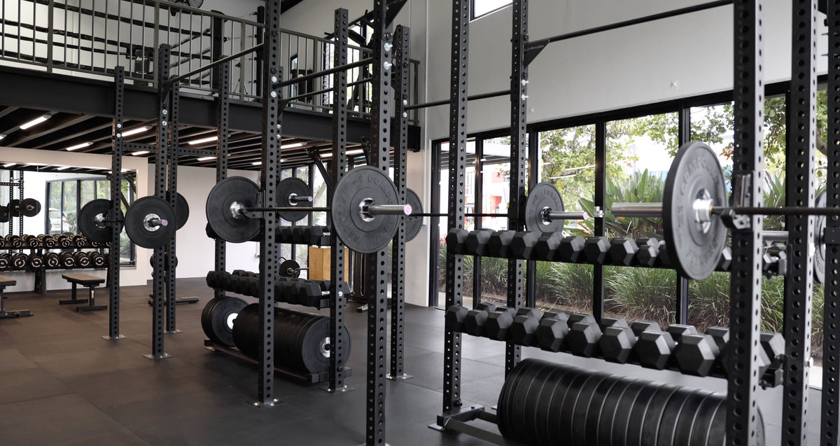 Modular Racking - Plate Holder - Side View - Compound Fitness Equipment