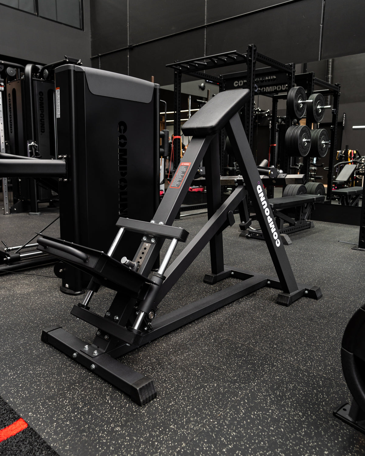 Bespoke Adjustable T-Bar Row - Detail View - Compound Fitness Equipment