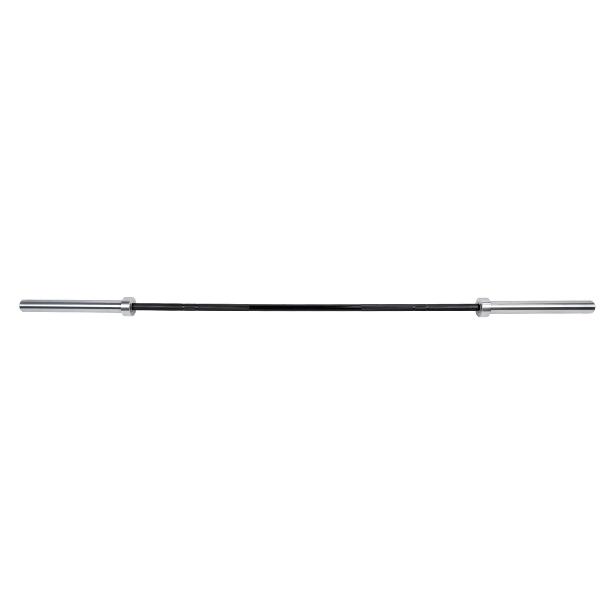 Platinum Olympic Lifting Barbell - Side angle showing dimensions and features