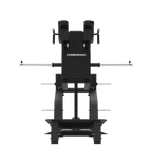 V-Squat | Hack Squat Plate Loaded Machine - side angle