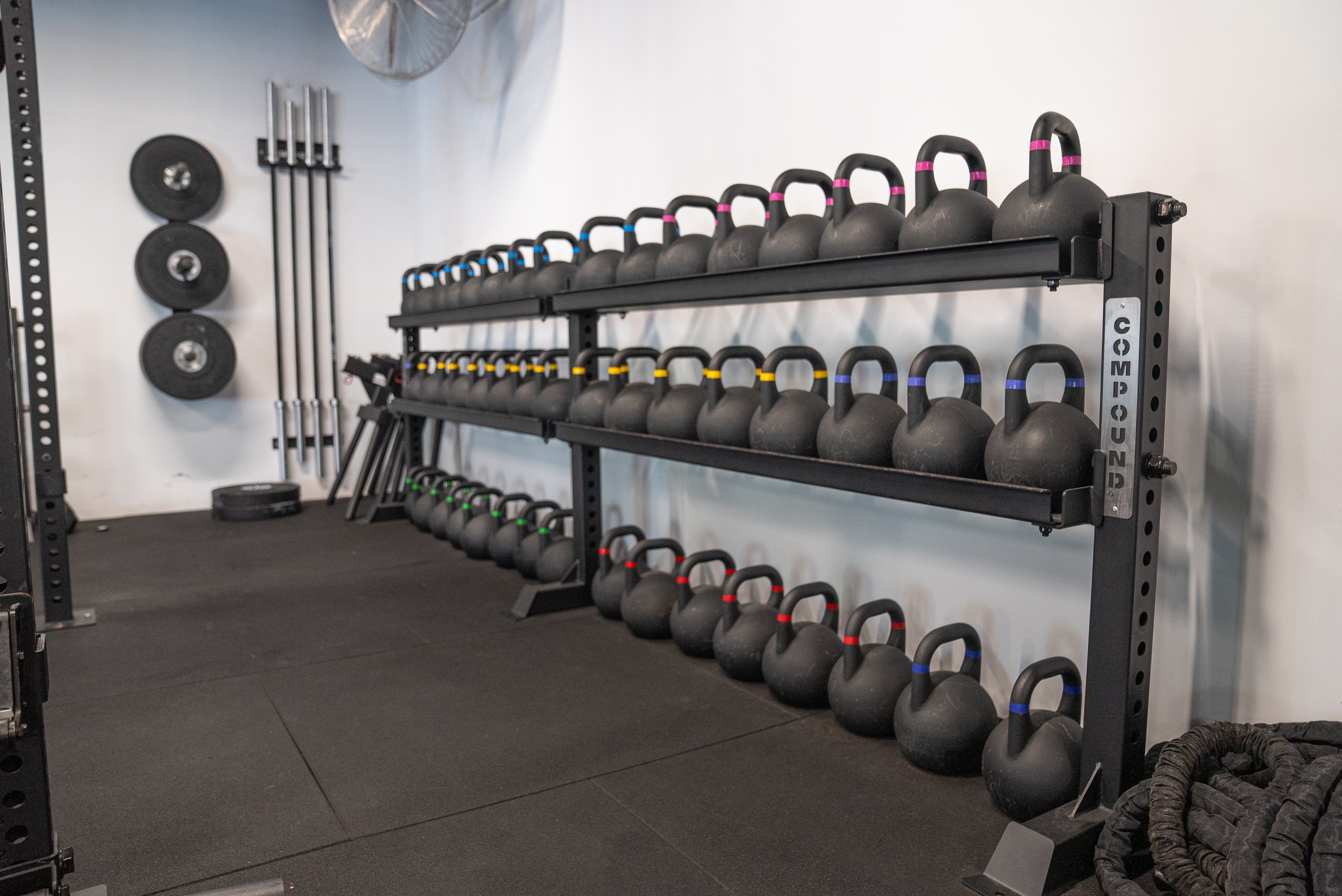 Modular Racking - Kettlebell - View 6 - Compound Fitness Equipment