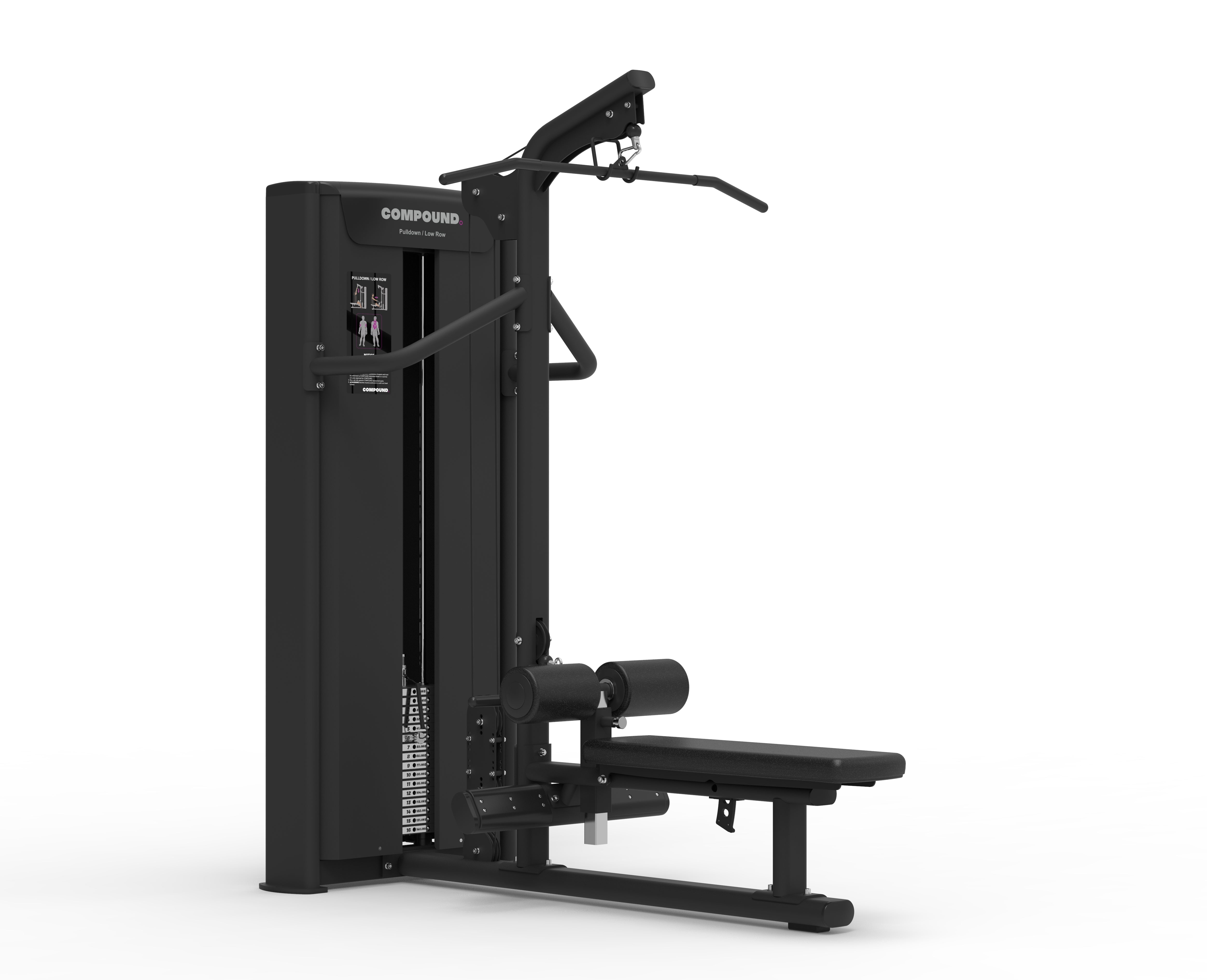 Lat Pulldown / Seated Row - Dynasty commercial gym equipment - image 9