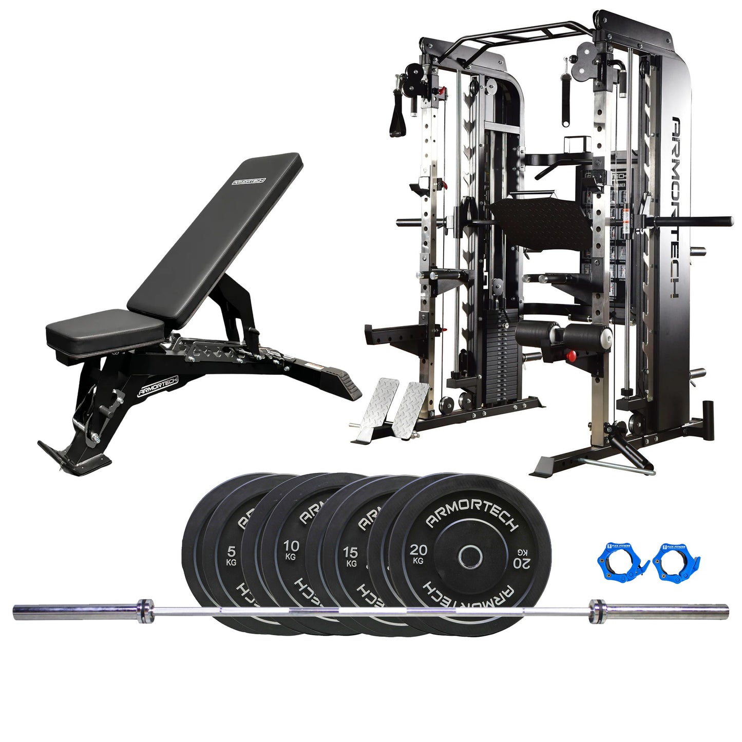 Armortech F70 MAX Complete Home Gym Package 8 (FREE Barbell incuded)