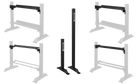 Modular Racking - Upright Bar - Detail View - Compound Fitness Equipment