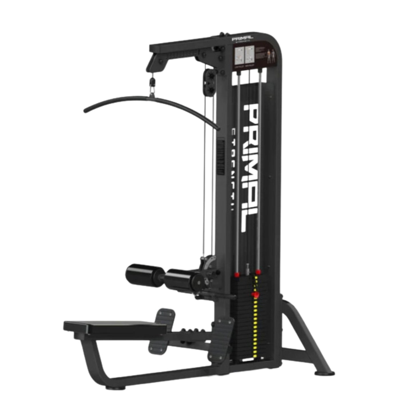 Primal Performance Series 125kg Pin-Select Dual - Lat Pull/Seated Row