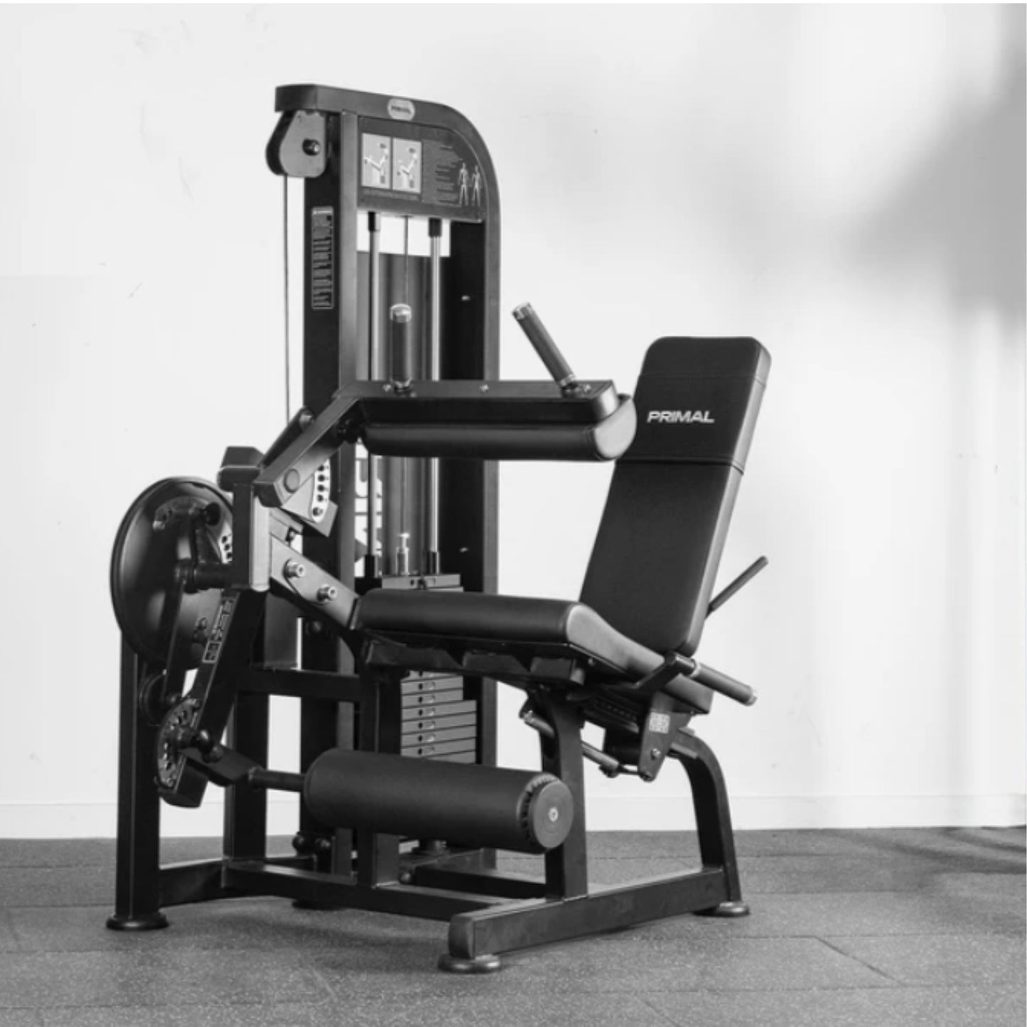 Primal Performance Series 125kg Pin-Select Dual - Seated Leg Ext/Leg Curl