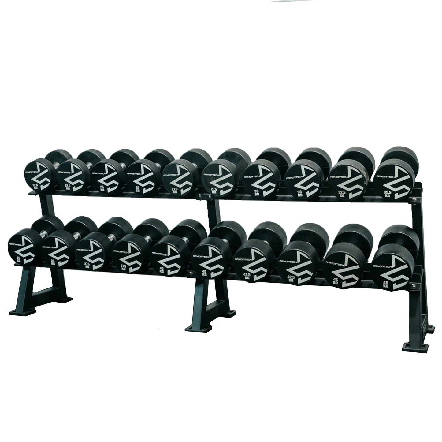 Round Dumbbell & Rack Package (15kg to 60kg)