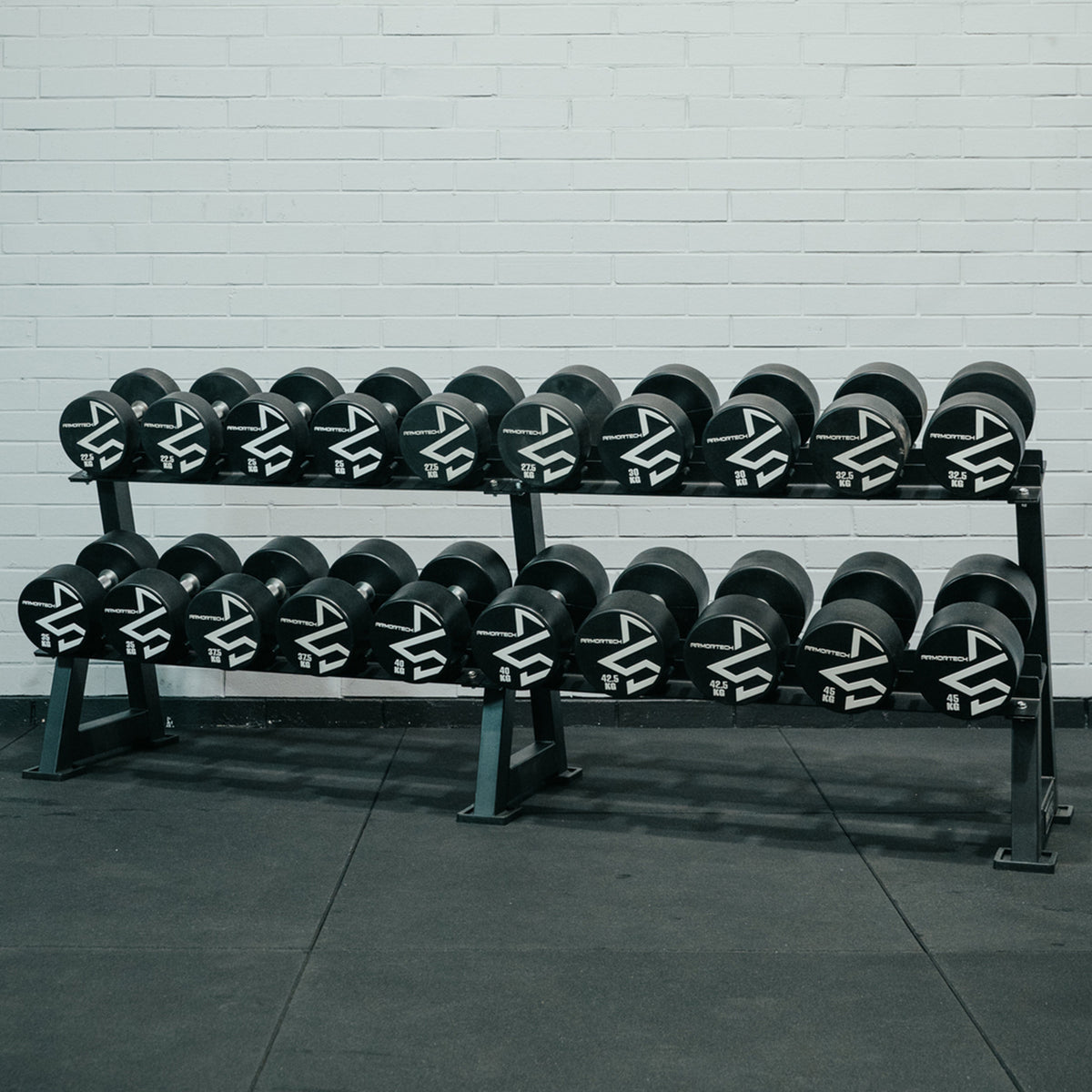 Round Dumbbell & Rack Package (5kg to 50kg)