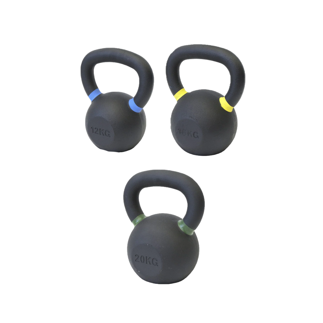 V2 Iron Kettlebell Medium Bundle (12, 16, 20)