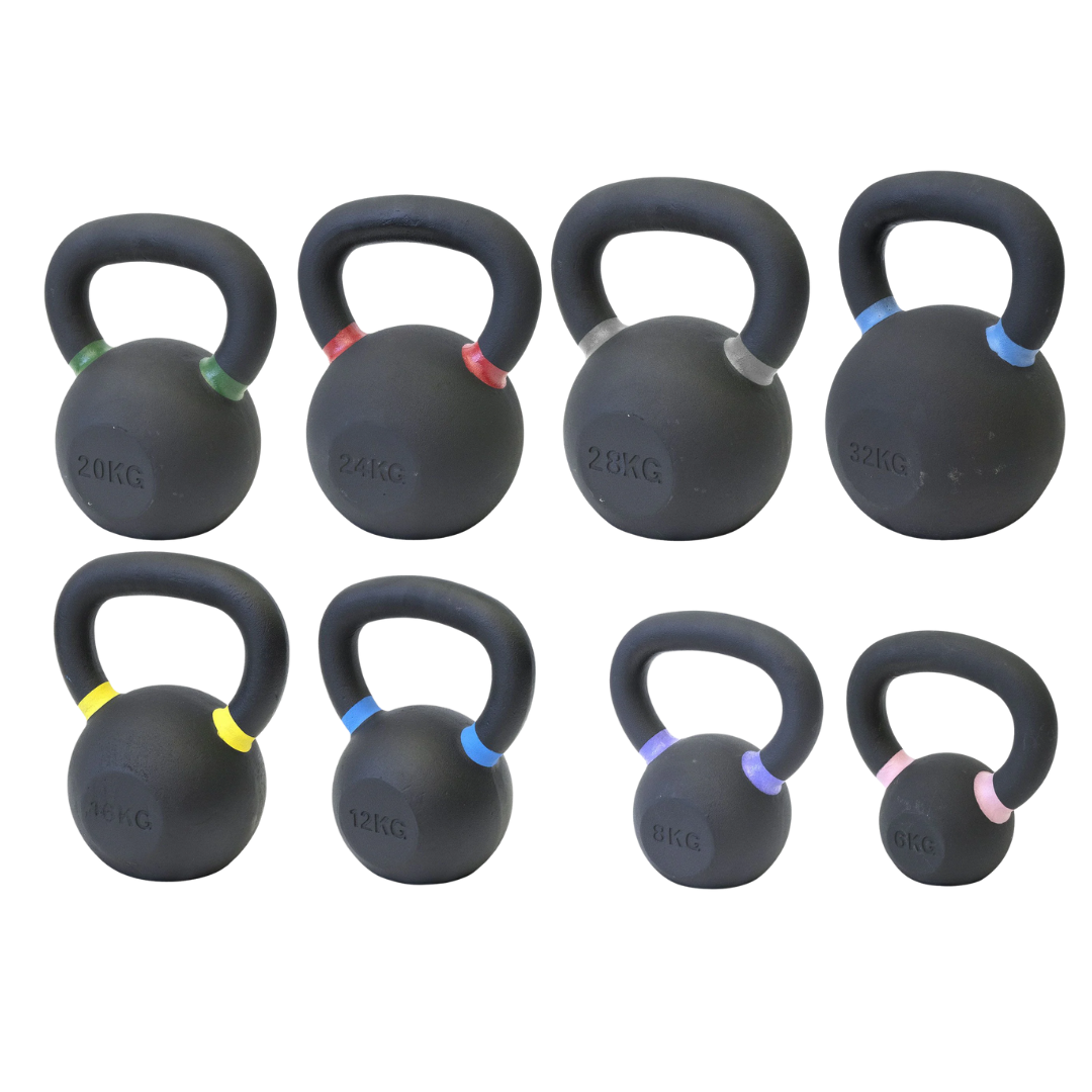 V2 Iron Kettlebell Complete Bundle (6, 8, 12, 16, 20, 24, 28, 32)