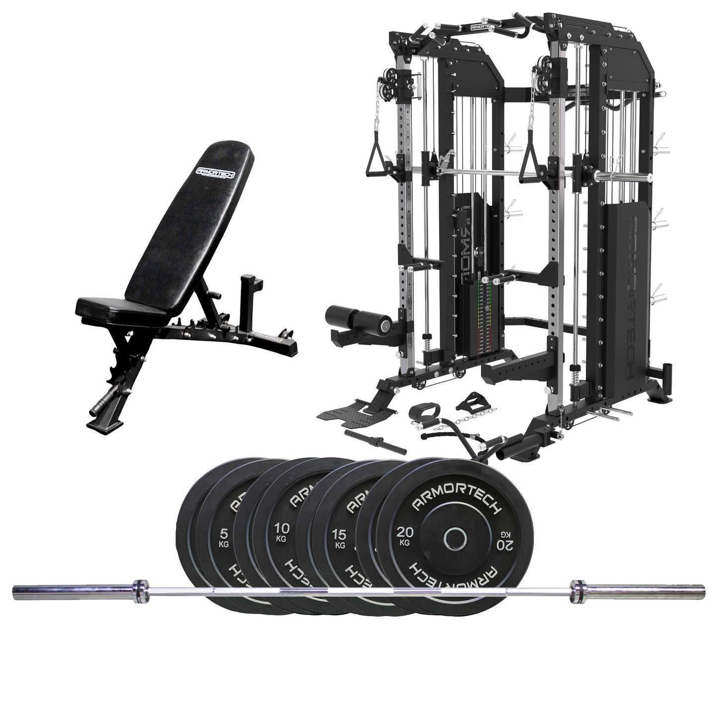 Armortech PT200 Complete Home Gym Package 3