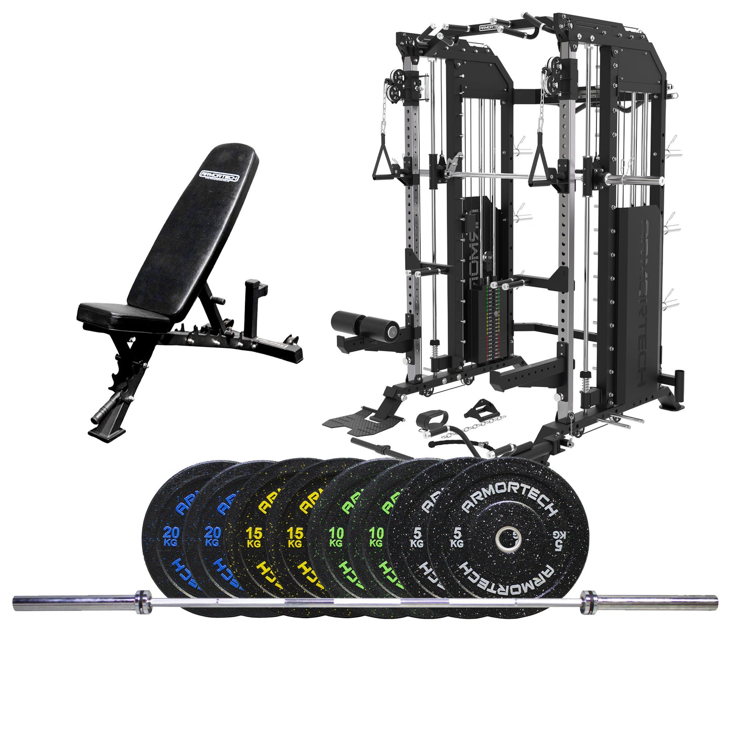 Armortech PT200 Complete Home Gym Package 4