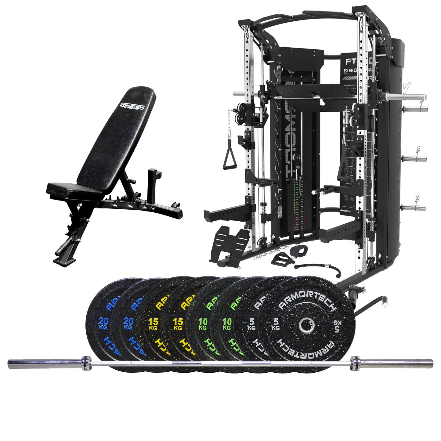 Armortech PT300 Complete Home Gym Package 4