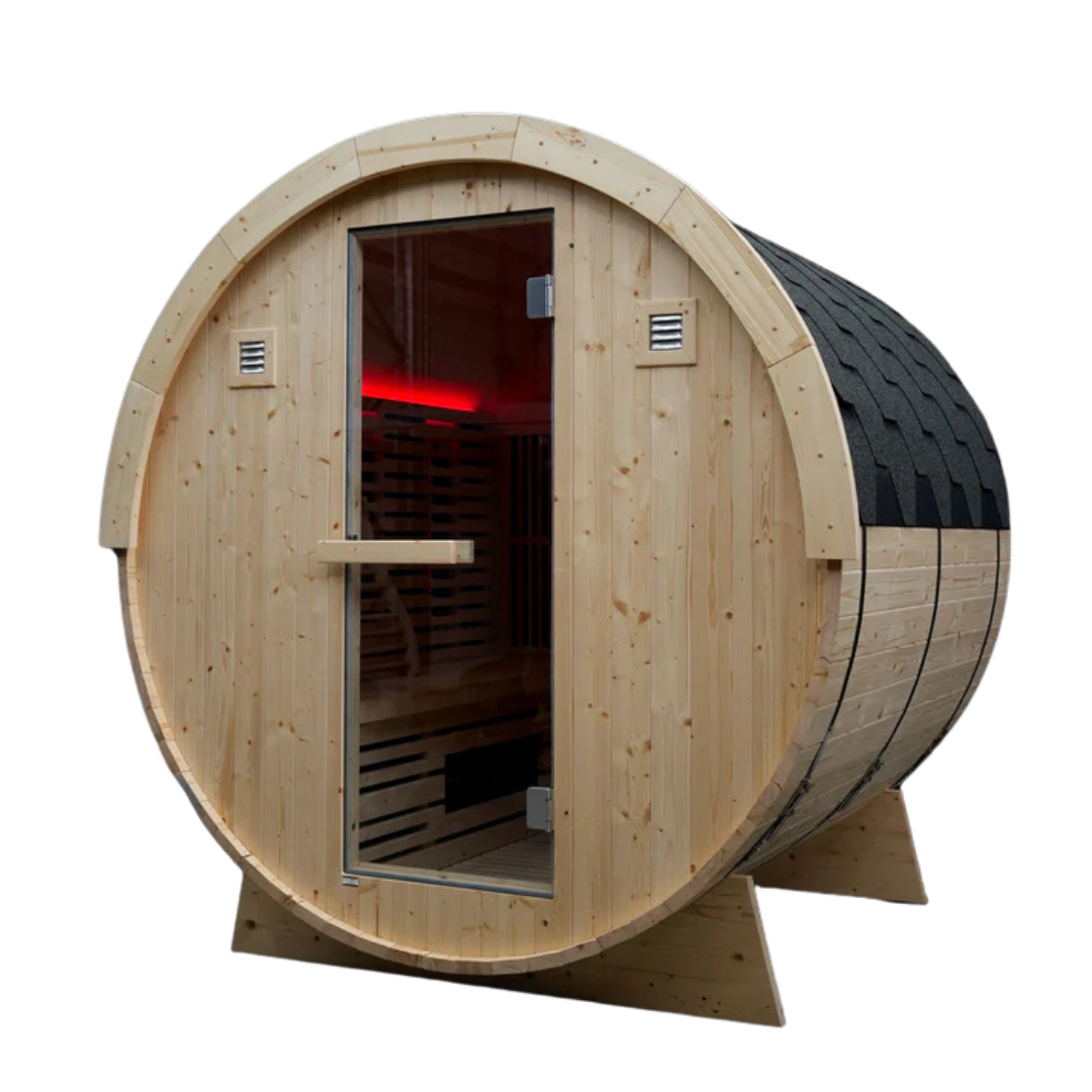 Rejuvenex Outdoor Infrared Barrel Sauna