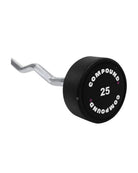 Fixed PU - EZ Curl Barbell 10kg to 55kg | Storage Tower Included